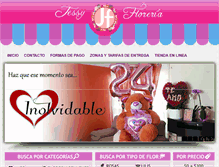 Tablet Screenshot of jessyfloreria.com